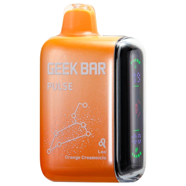 VPEN-1210-OC Geek Bar Pulse Kit | 15k Puffs | 5ct | Orange Creamsicle