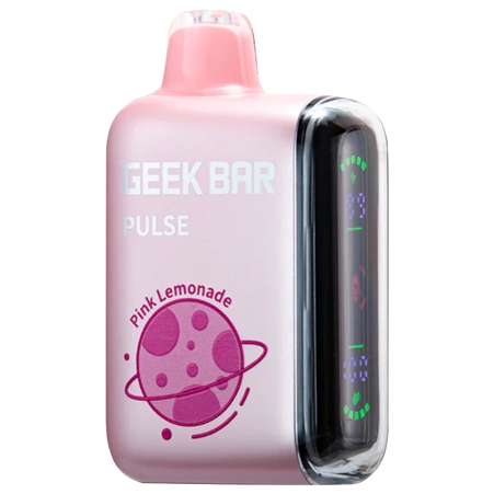 VPEN-1210-PL Geek Bar Pulse Kit | 15k Puffs | 5ct | Pink Lemonade