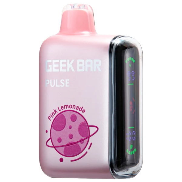 VPEN-1210-PL Geek Bar Pulse Kit | 15k Puffs | 5ct | Pink Lemonade