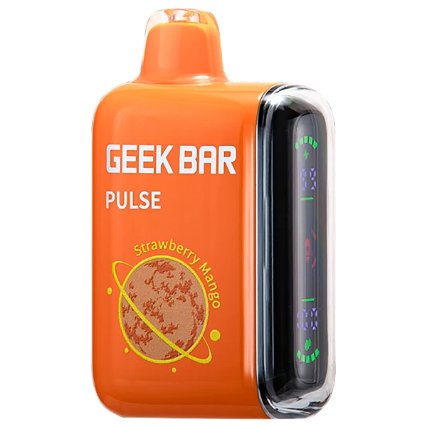VPEN-1210-SM Geek Bar Pulse Kit | 15k Puffs | 5ct | Strawberry Mango