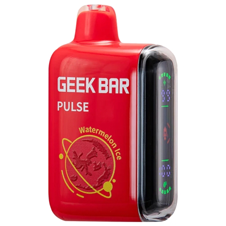 VPEN-1210-WI Geek Bar Pulse Kit | 15k Puffs | 5ct | Watermelon Ice