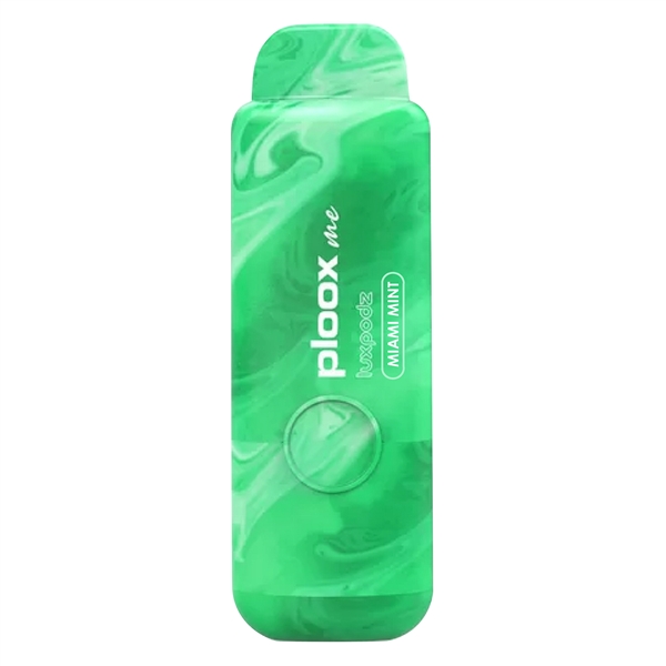 VPEN-1211-MM Ploox Me Luxpodz Portable Hookah | 9900 Puffs | 5ct | Miami Mint