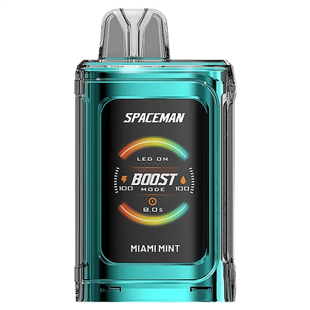 VPEN-1216-MM Smok Spaceman Prism 20K | 20,000 Puffs | Recharge | 18ML | 5% | 5 Pack | Miami Mint