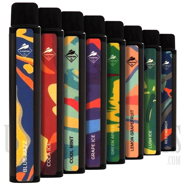 VPEN-30002 Tugpod XXL Disposable Device | 5% Salt Nic | 10 Pack | 2500 Puffs | Many Flavor Options