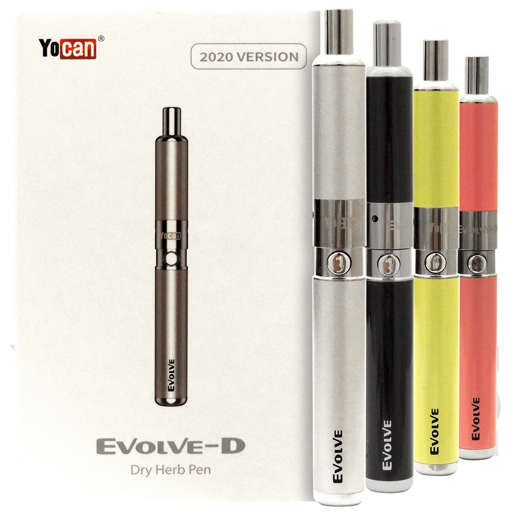 Yocan Evolve-D Dual Pancake Coil Dry Herb Vape Pen Kit 