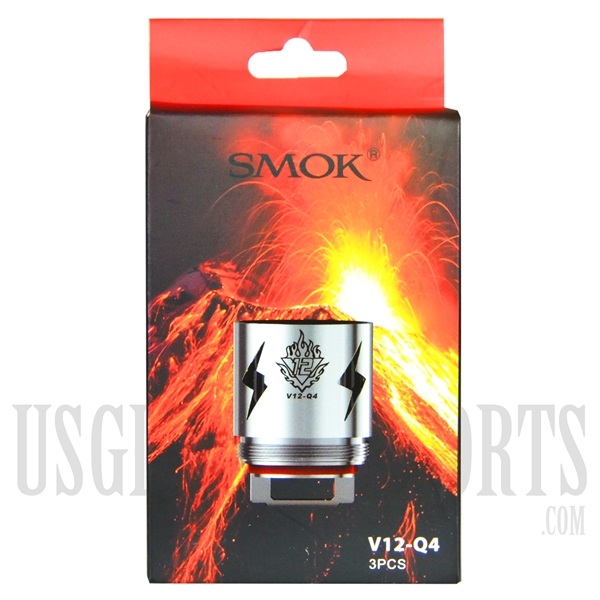 VPEN-628 SMOK V12-Q4 Replacement Coils. 3pcs