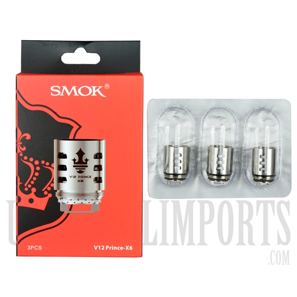 VPEN-698 SMOK V12 Prince-X6 Replacement Coils 3 Pieces