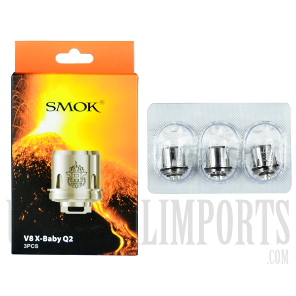 VPEN-700 SMOK V8 X-Baby-Q2 Replacement Coils. 3 Pieces