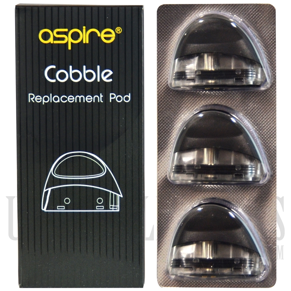 VPEN-888 Aspire Cobble Replacement Pod. 3 Cartridges