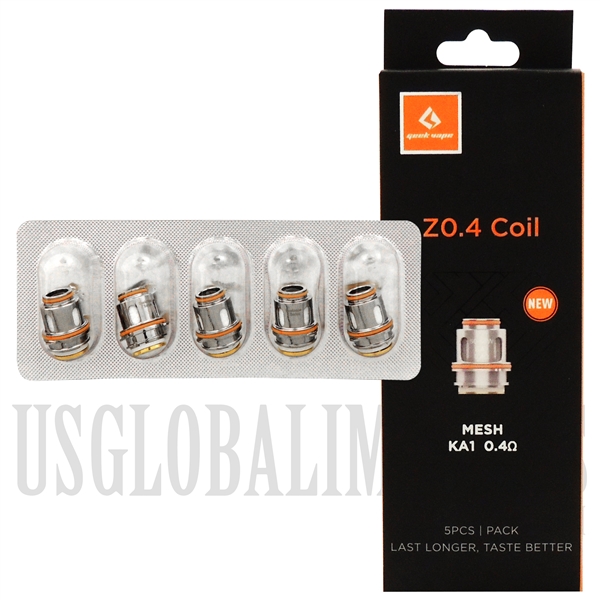 VPEN-8911108 GeekVape Zeus Sub-Ohm | 0.4ohm | 50W-60W | 5 Piece Pack