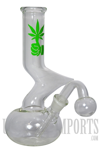WP-1528 10" Zong Style + Decal + Oil Burner Water Pipe