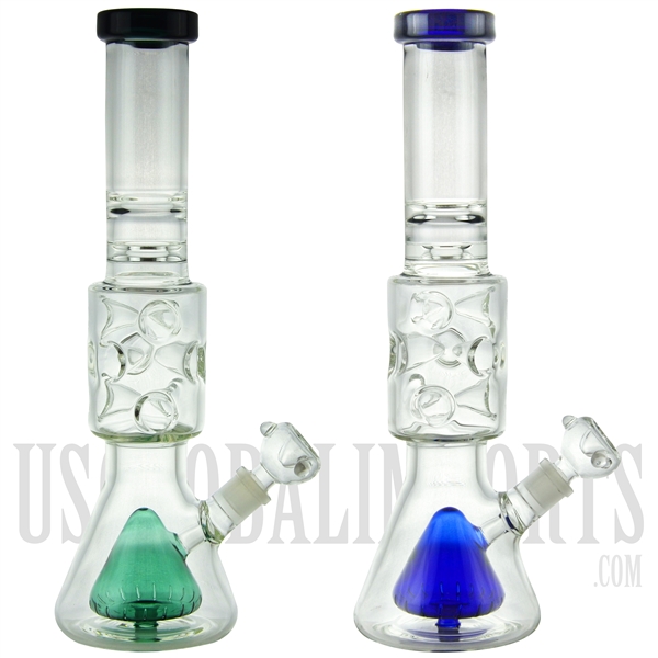 WP-1588 15" Stemless + Beaker Showerhead + Faberge Egg Style + Color. Water Pipe