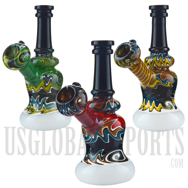 WP-1913 5.75" Water Pipe + Stemless + Reversal Color Style