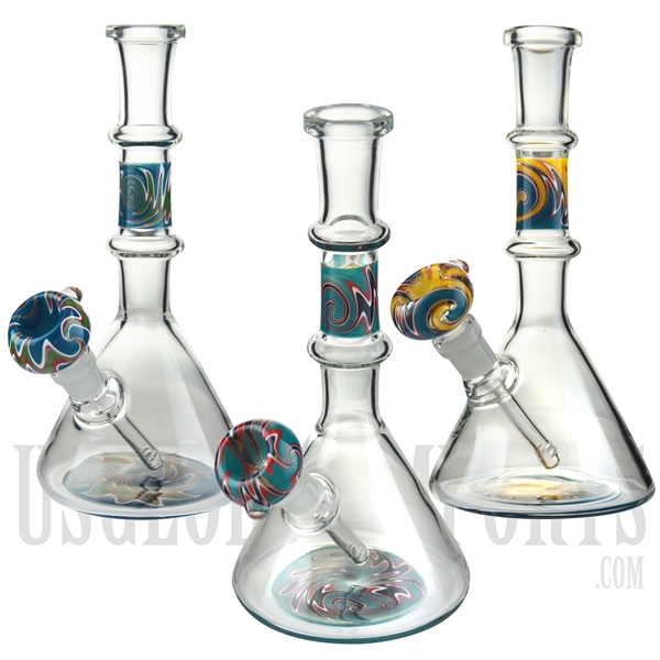WP-1919 8.5" Water Pipe + Stemless + Reversal Color Design