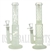 WP-1921 12" Water Pipe + Glow In The Dark + Stemless + Honeycomb + Ice Catcher + Frosted Design