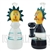 WP-1924 9" Glass Water Pipe +Showerhead +  Famous Character. 2 Colors