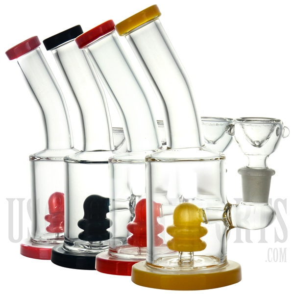 WP-1977 6.5" Water Pipe + Stemless + Showerhead + Colors