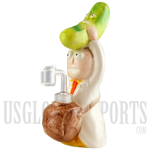 WP-2024 Ceramic Water Pipe Rig |  Famous Character Design | Color | 8.5"