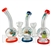 WP-2040 6.5" Famous Character Glass Water Pipe | Beaker | Dome Perc l Stemless | 3 Assorted Colors