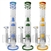 WP-2099 16.5" Double Decker Water Pipe + Ice Catcher + 2 Tree Perc + Showerhead + Stemless | Color Come Assorted