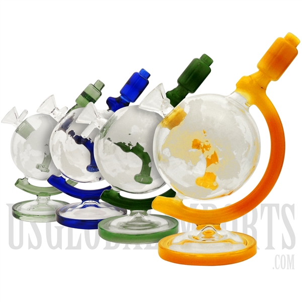 WP-2113 7" Global Frosted Water Pipe | Stemless | Showerhead | Assorted Colors