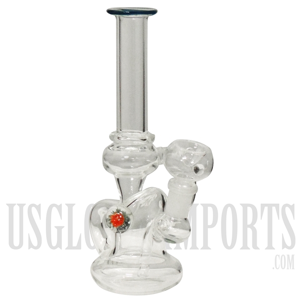 WP-2135 8" Water Pipe + Curvy Arms + Stemless