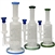 WP-2160 10" Water Pipe + Frosted + Stemless | Tech Design | Assorted Colors