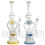 WP-2193 15" Chamber Center Piece Water Pipe | Screw Dome Perc + Chambers + Stemless | Color Come Assorted