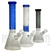 WP-2194 14" Embedded Design Water Pipe Beaker | Ice Catcher + Downstem | Assorted Design Choices