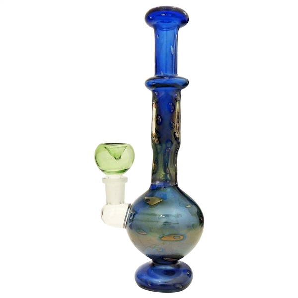 WP-2213 12" Blue Glass Water Pipe | Stemless