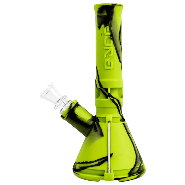 WP-2279 7" Eyce Mini Beaker Silicone Water Pipe | Creator Green