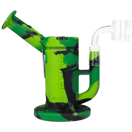 WP-2284 6" Eyce Sidecar Silicone Water Pipe | Jungle