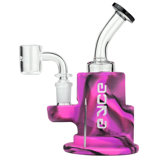 WP-2285 6" Eyce Spark Rig Silicone Water Pipe | Bangin