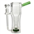 WP-2355 8" Shelby Glass Water Pipe | Dome Perc + Stemless | Showerhead | Beer Mug Shape