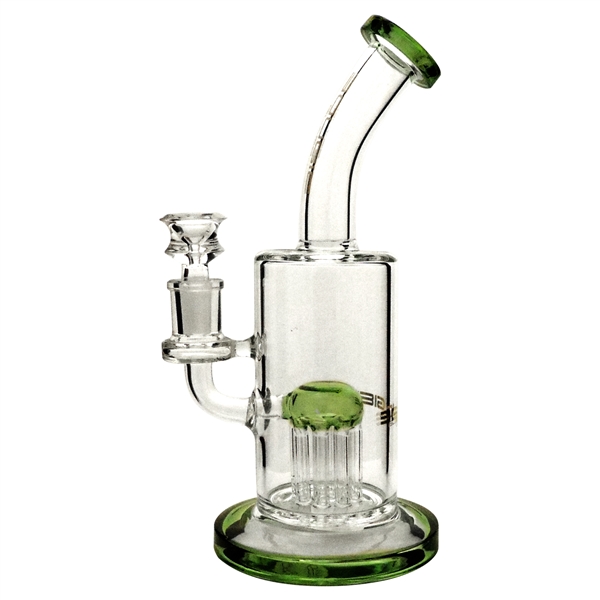 WP-B6017 9.75" Bougie Water Pipe | Dome Tree Perc + Stemless