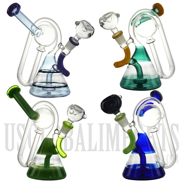 WP-N7001 6.5" Water Pipe + Stemless + Showerhead + Recycler Arm + Color Design