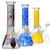 WP-RMP102 8" Beaker Water Pipe + Decal + Ice Catcher | Colors Assorted