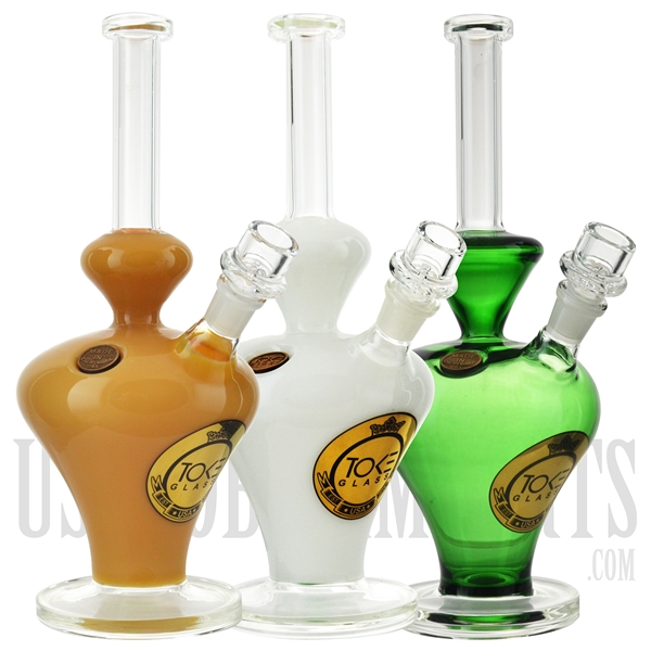 WP-TK137 12.25" Water Pipe + Bubble Body + TOKE GLASS