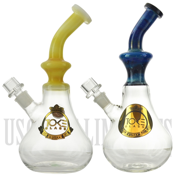 WP-TK139 11.5" Water Pipe + Bent Neck + TOKE GLASS