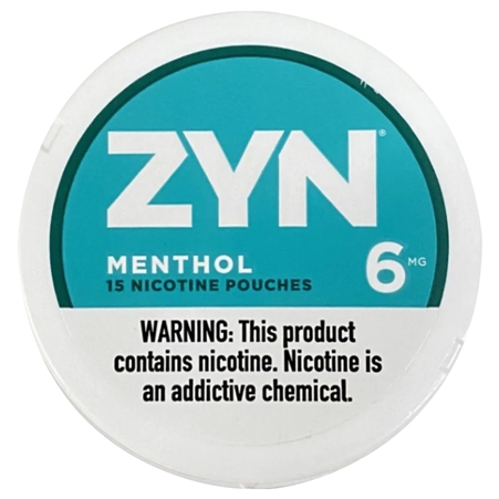ZYN-101 Zyn Nicotine Pouches | 5ct | 6MG | Menthol