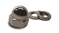 Polished Stainless Steel Vega Pitman Arm Nut And Washer Set