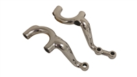 Thru Hole Deep Drop Steering Arms Polished S/S