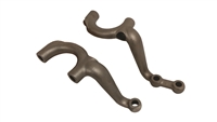 Thru Hole Deep Drop Steering Arms Un-Polished S/S