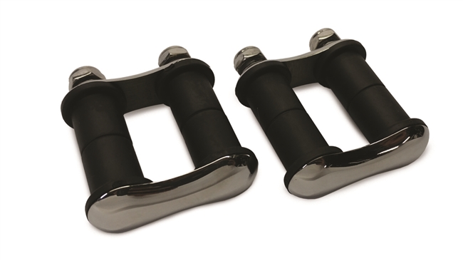 GT2 1 3/4" Smoothie Front Shackles Polished