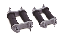 2 1/4" Original Style Hot Rod Style Rear Shackles Plain Steel