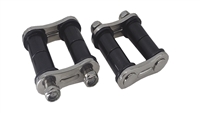Deuce Factory 2 1/4" Rear Shackles Polished