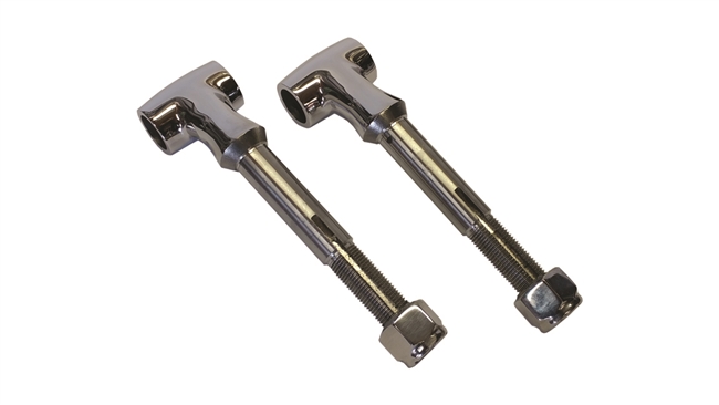 Polished Stainless Steel Hot Rod Style Fixed Perches