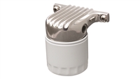 Polished OTB Finned Remote Oil Filter