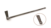 Polished Front Panhard Bar Universal With Forged Bracket