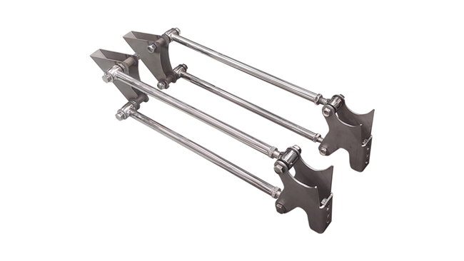 Model A Parallel Rear 4 Bar / 4 Link Kit Polished